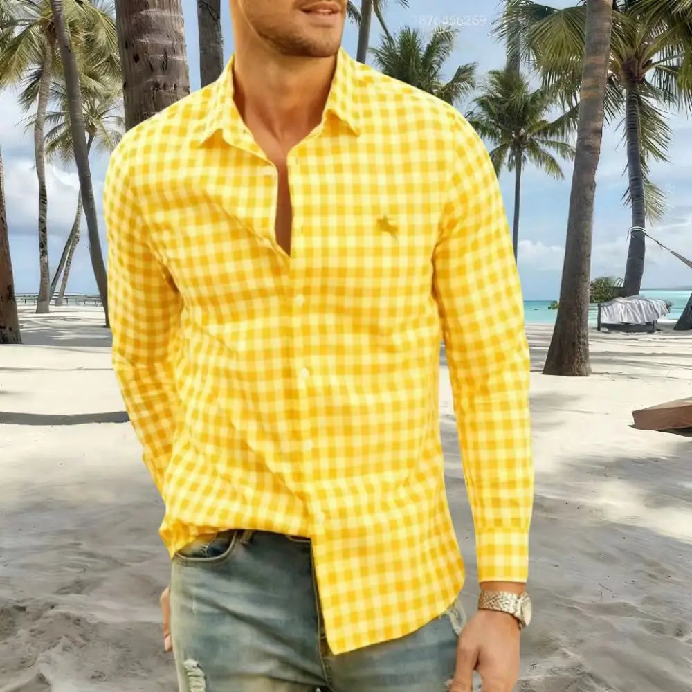 men's shirts striped and checked