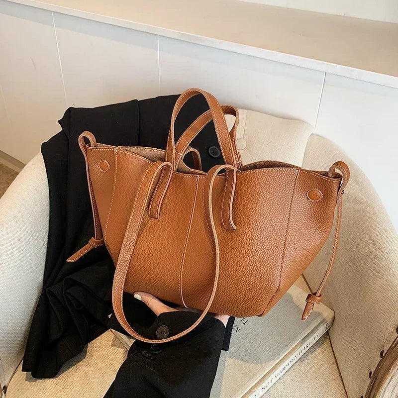 New Handheld Tote Bag Large Capacity Fashionable Women's Bag