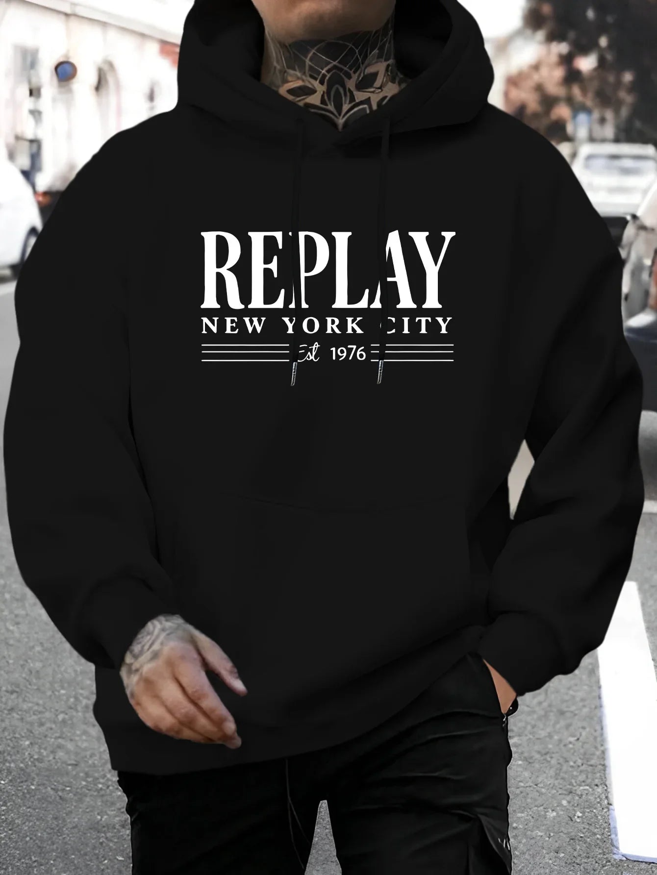 Men's letter-printed sweatshirt
