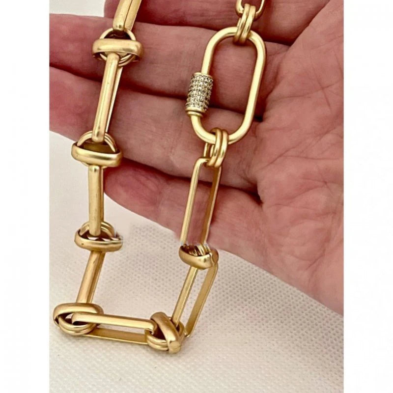Vintage Round Charm Layered Necklace Women's Jewelry