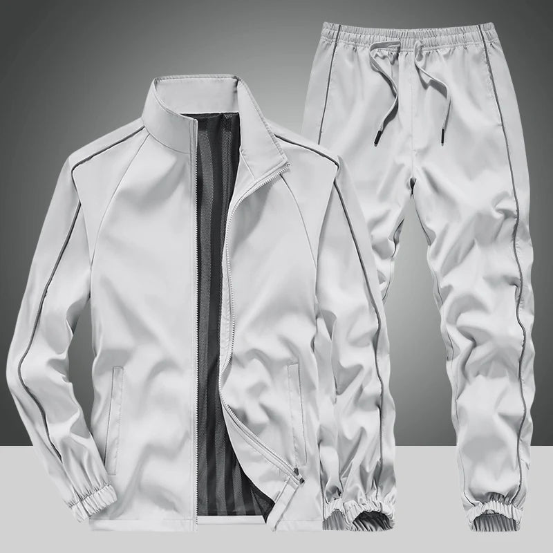 Men's Sportswear Fashion Spring Autumn Sets Training Suit 2 Pieces