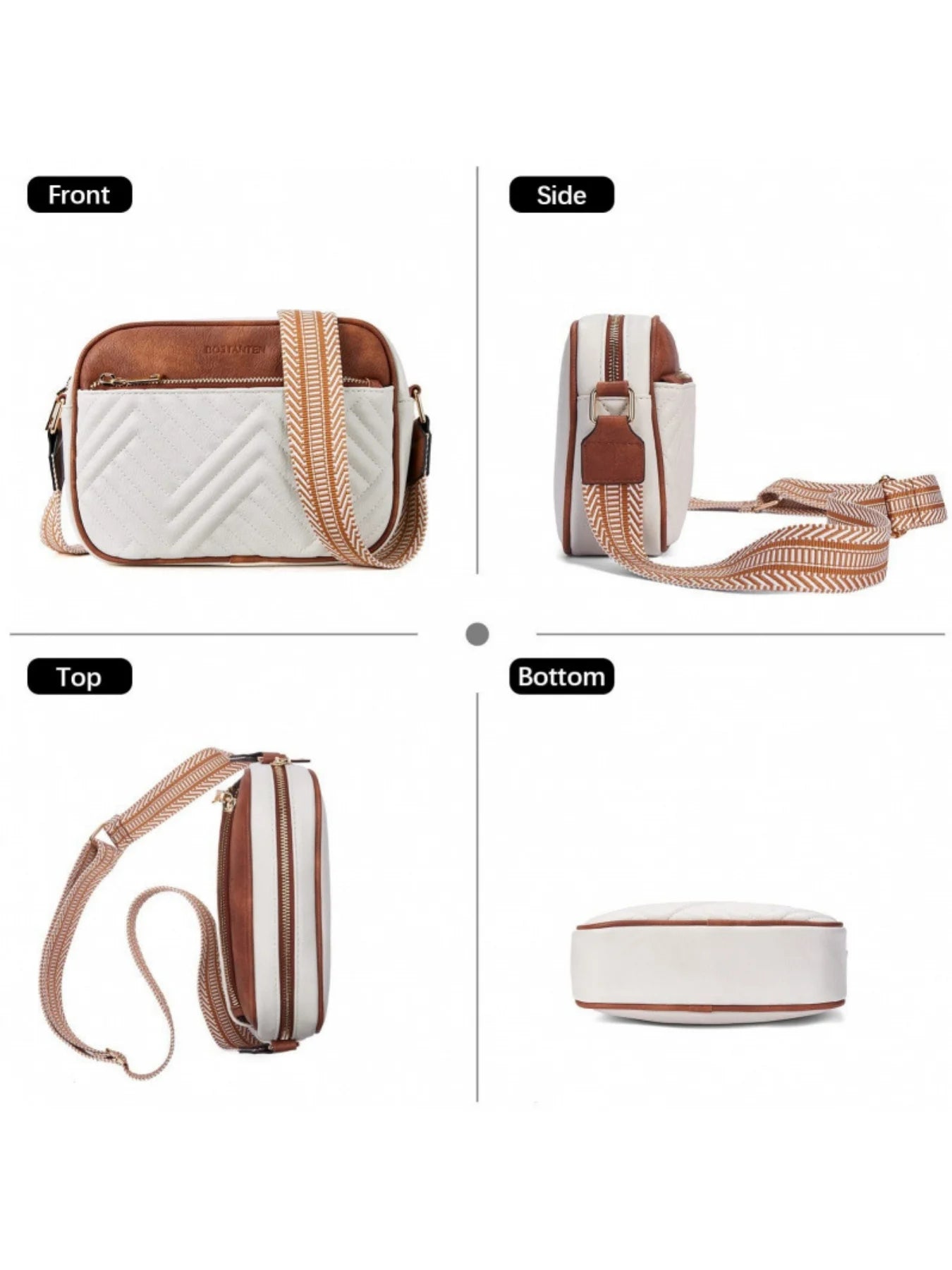 Women's Quilted Crossbody Bag
