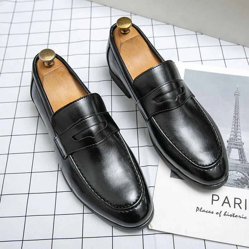 Men's Dress Shoes Casual Business Leather Shoes
