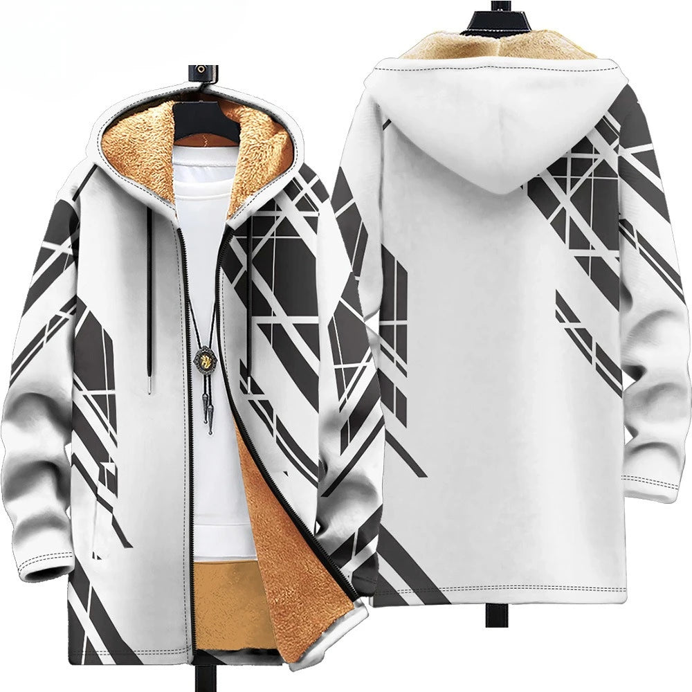 Men Cardigans Coats Retro Aztecs Printed