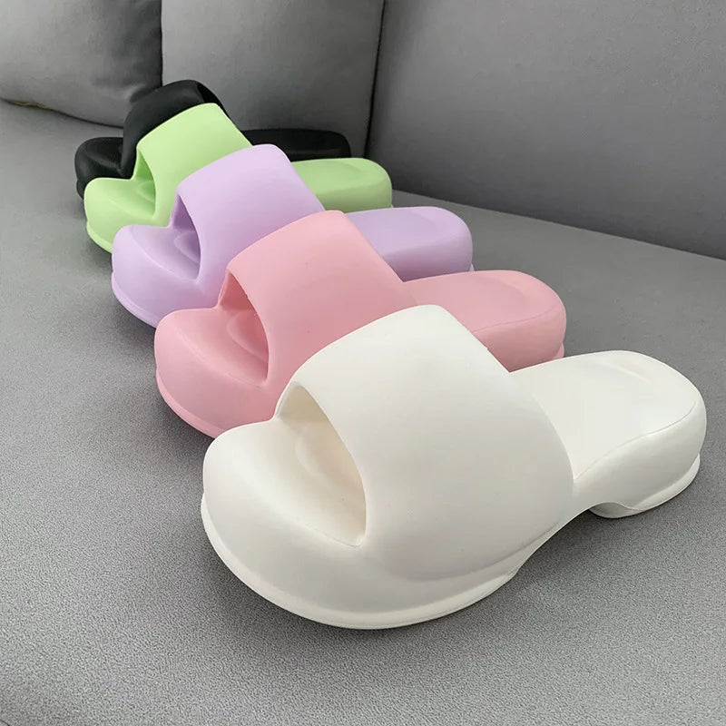 Cloud Slides Pillow Slippers Non-Slip Bathroom Shower Sandals