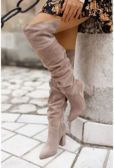 Women's Boots  Pointe Shoes Luxury Designer Sexy Thigh High Heels