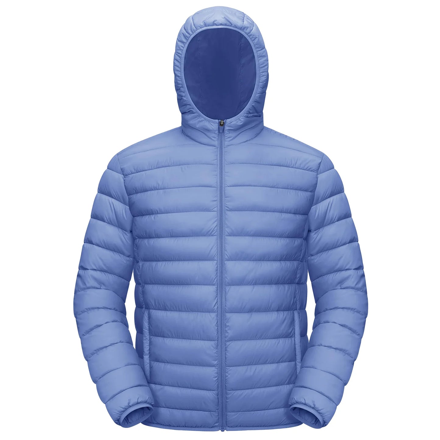 TACVASEN Lightweight Puffer Jackets Mens Water-Repellent Hooded Quilted Jacket