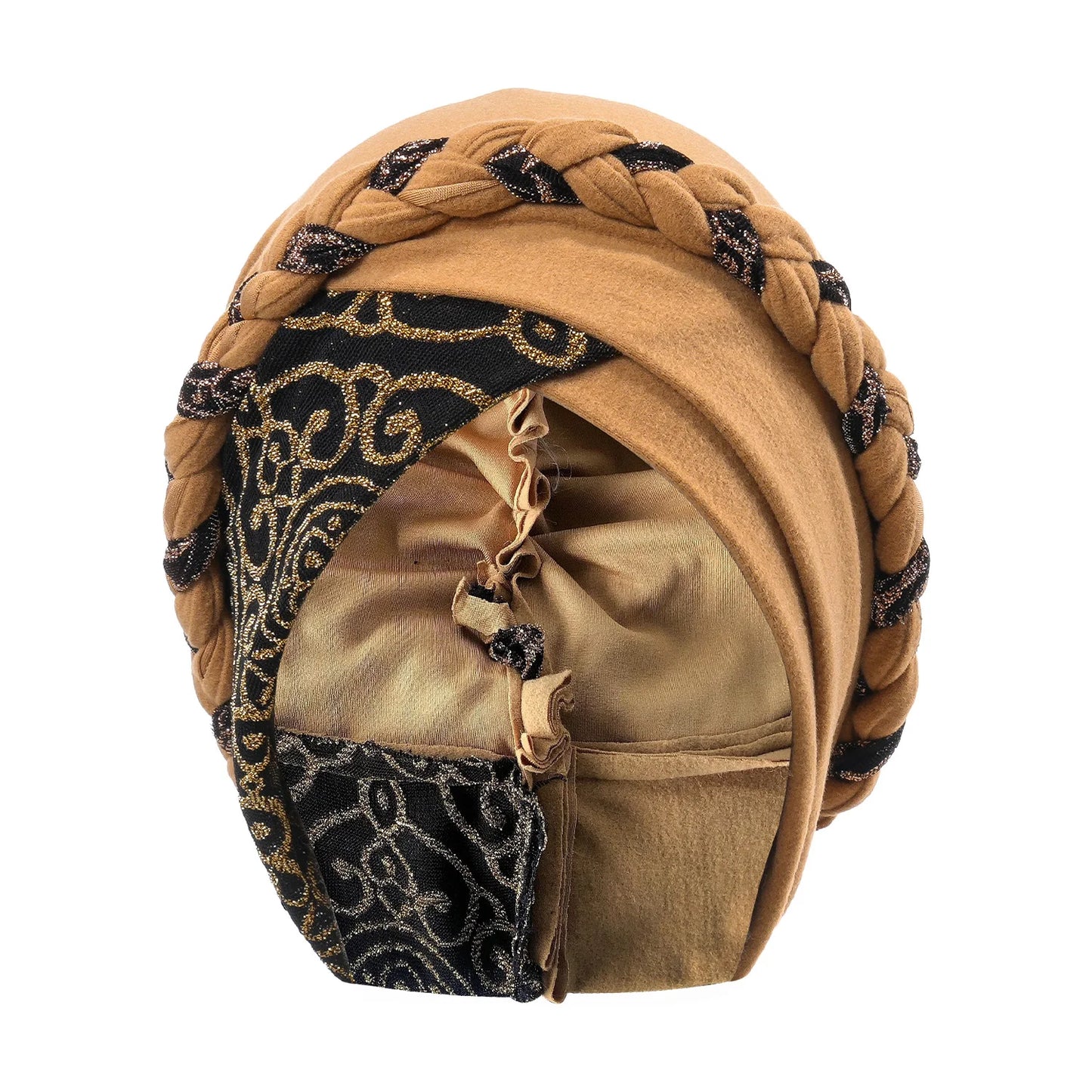 Turban Cap Ladies Islamic Print Bonnet Hat