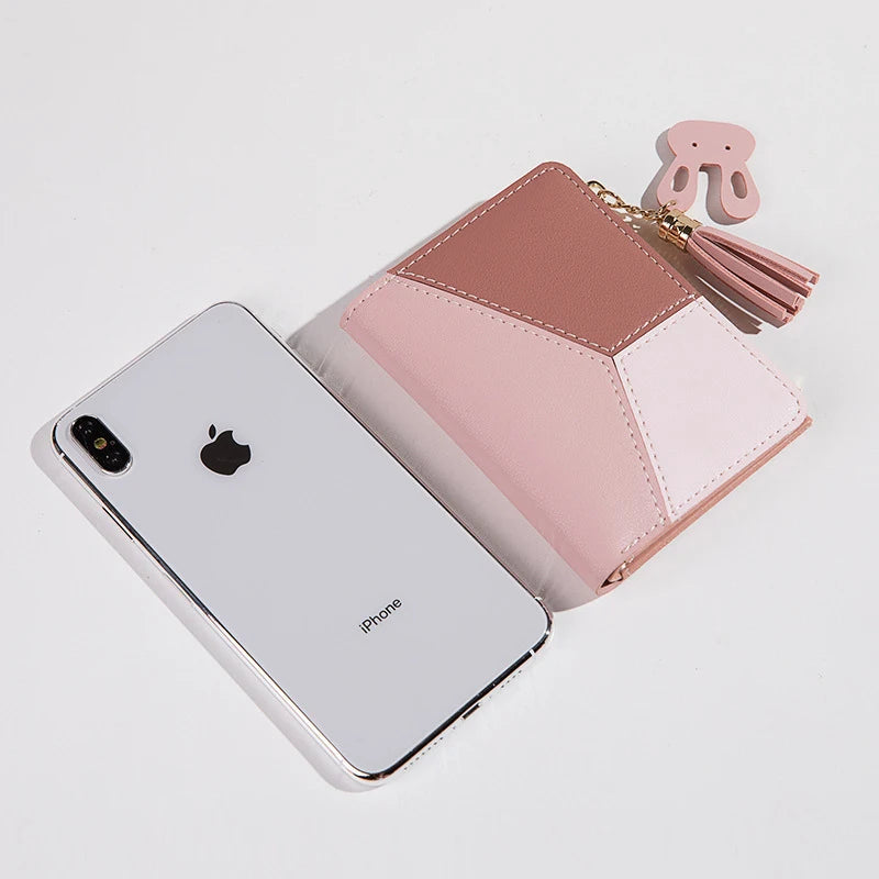 Women Purses Card Holder Foldable Portable Lady Coin Purses