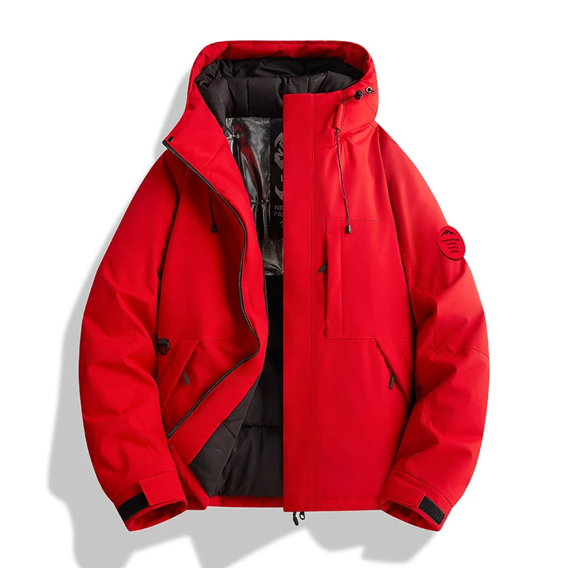 Winter Warm Hooded Puffer Jacket