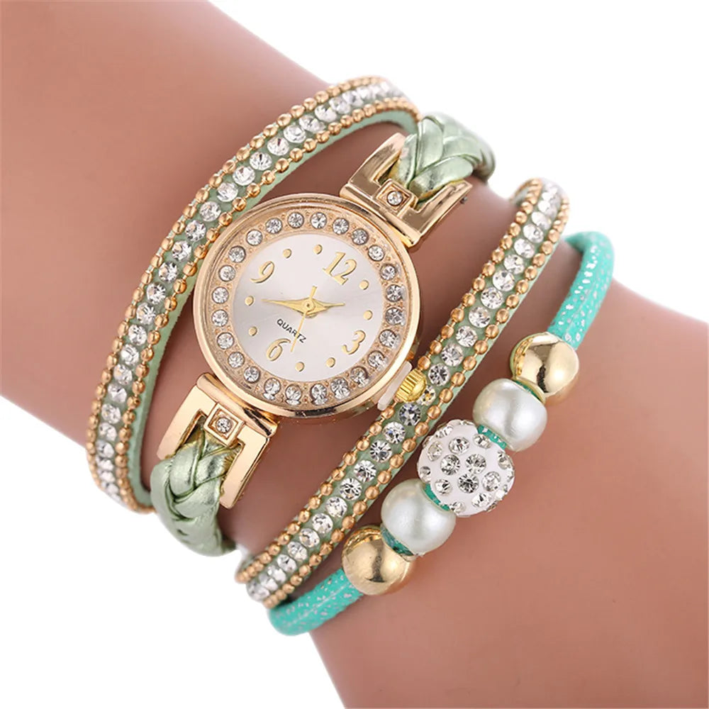 Bracelet Watches for Women Wrap Around Fashion Bracelet