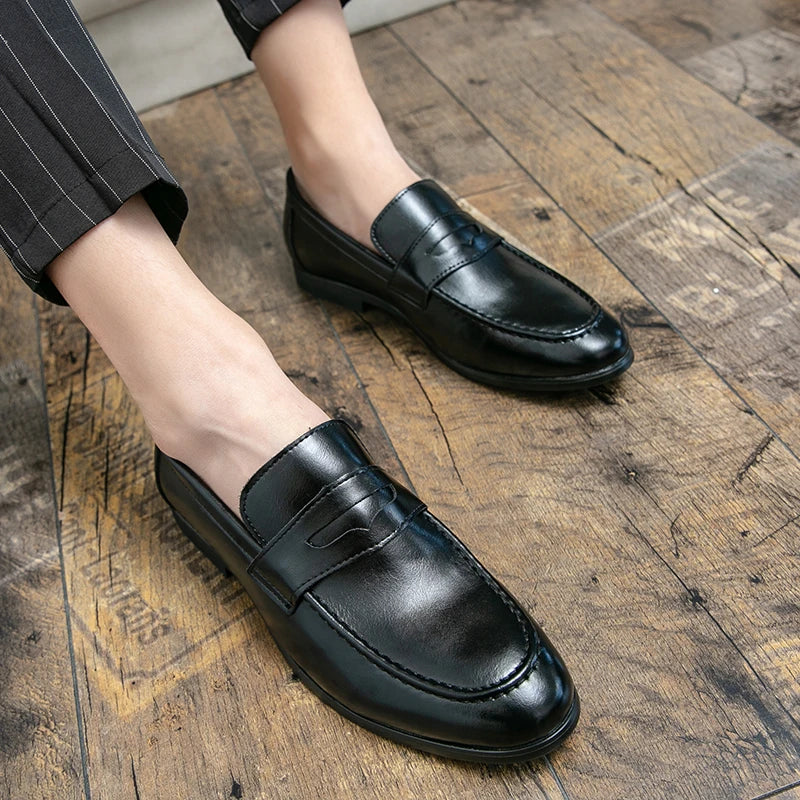 Men's Dress Shoes Casual Business Leather Shoes