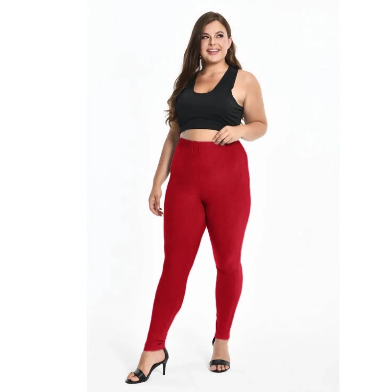 Solid Colorful Leggings For Women