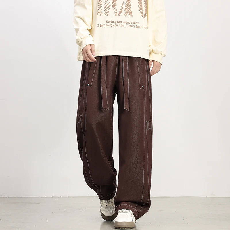 Trendy Wide Leg Pants For Outdoor Sports