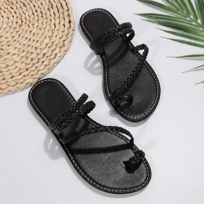 Women's Sandals Flat Sandals Fashion Soft-soled Sandals  Non-slip Sandals