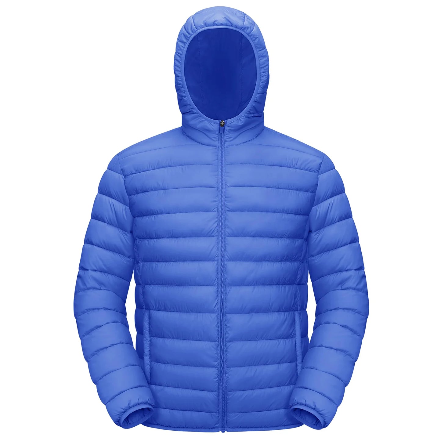 TACVASEN Lightweight Puffer Jackets Mens Water-Repellent Hooded Quilted Jacket