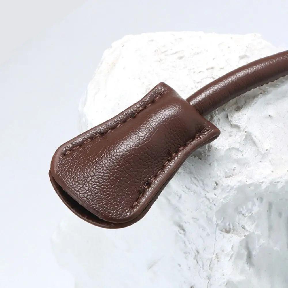 Women Knotted Thin Waistband Summer Dress Leather Belt