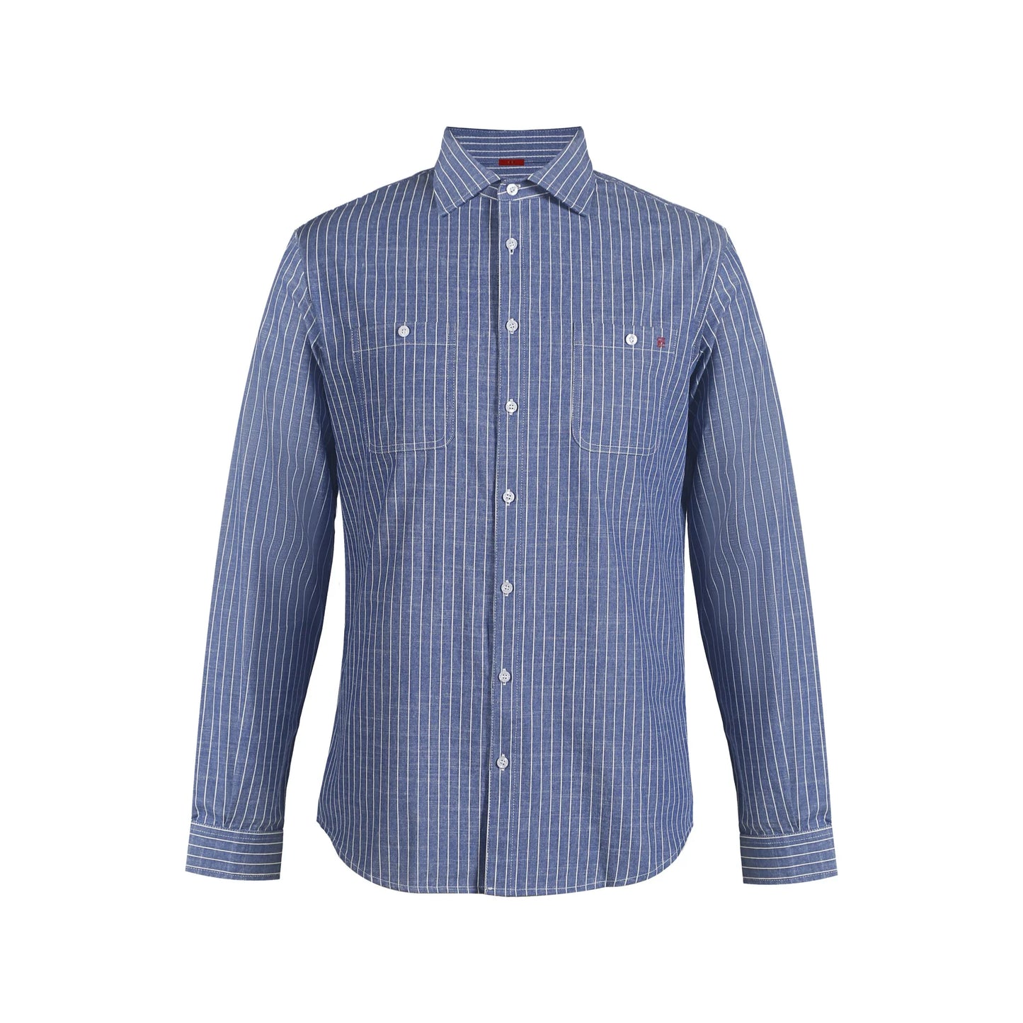 Men Shirts Leisure Embroidered