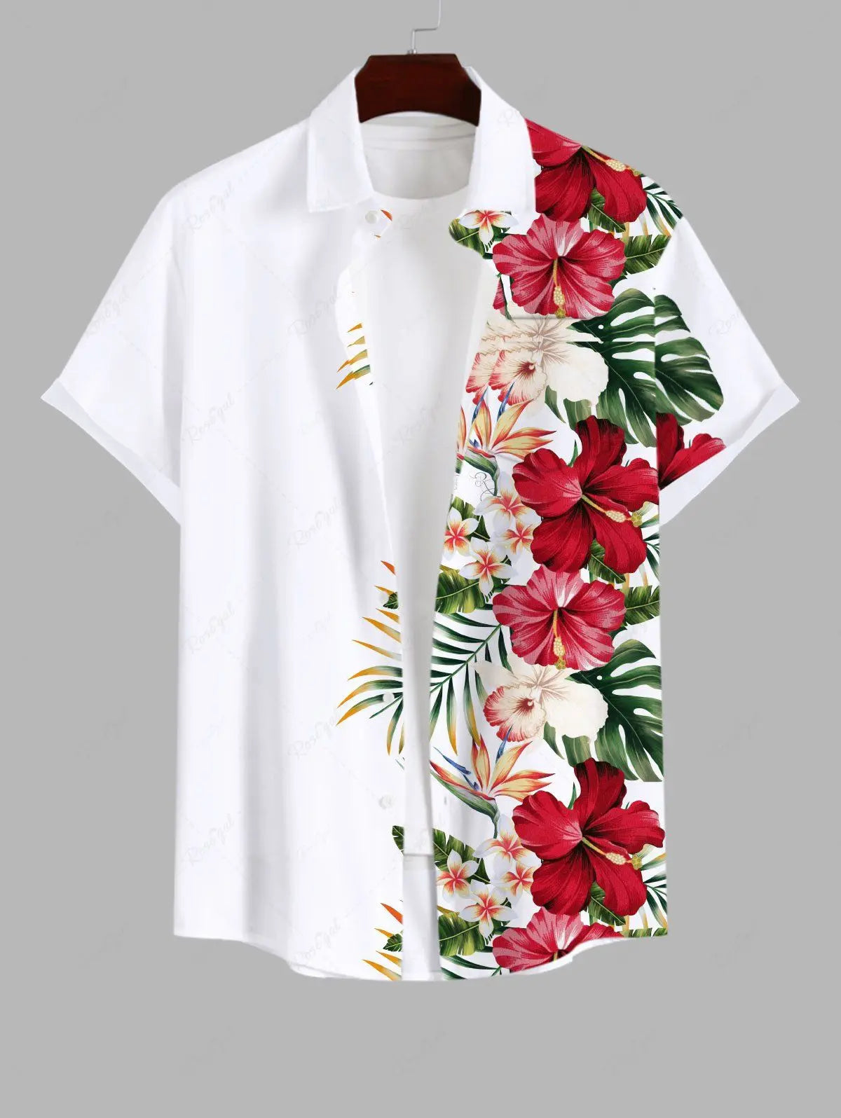 Summer Plus Size Men's Shirt 3D Prints