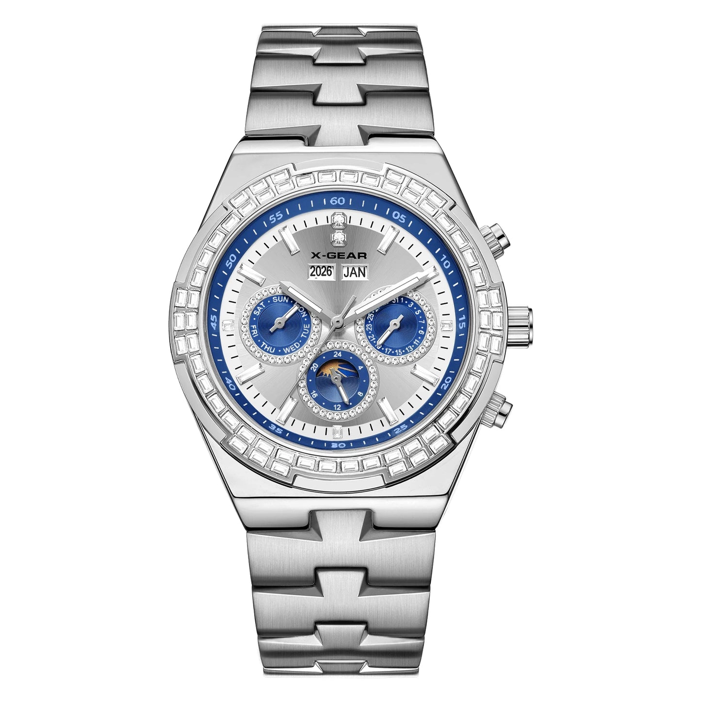 Men's Mechanical Watch  Waterproof Luminous Stainless Steel Strap watch