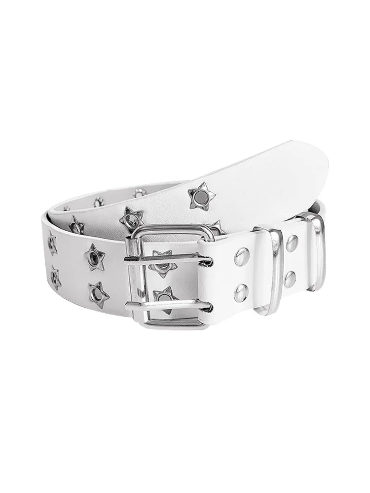 Women's Belt  Large size Double Hole Men Belt