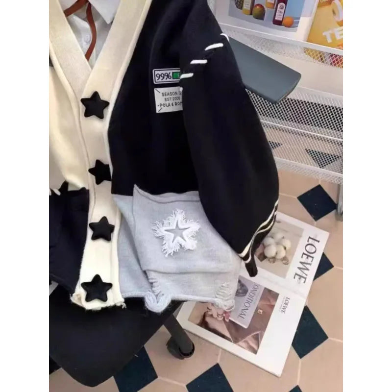 Sweater Jacket for Women Loose and Lazy Style Soft and Sticky Knitted Sweater