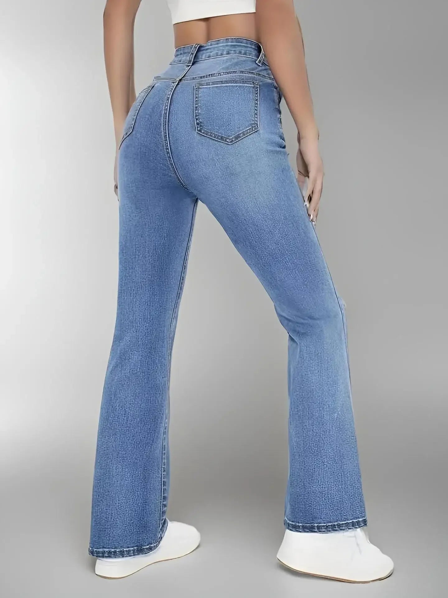 New women's hot jeans slimming  washed Denim