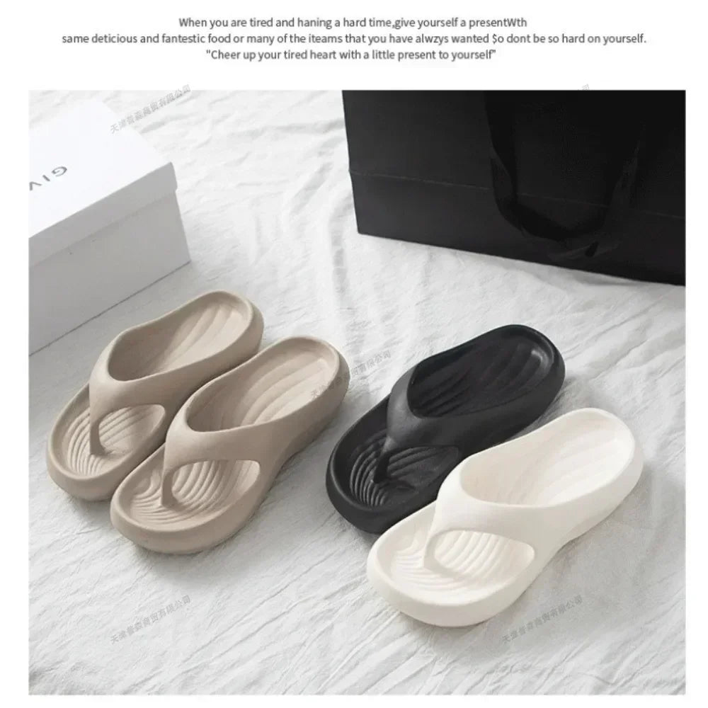 Women Summer Casual Beach Shoes Comfortable Soft Anti-Slip Beach Sandals