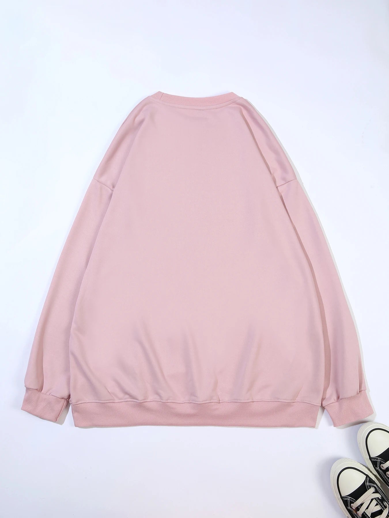 round Neck Sweatshirt for Women  Casual Streetwear
