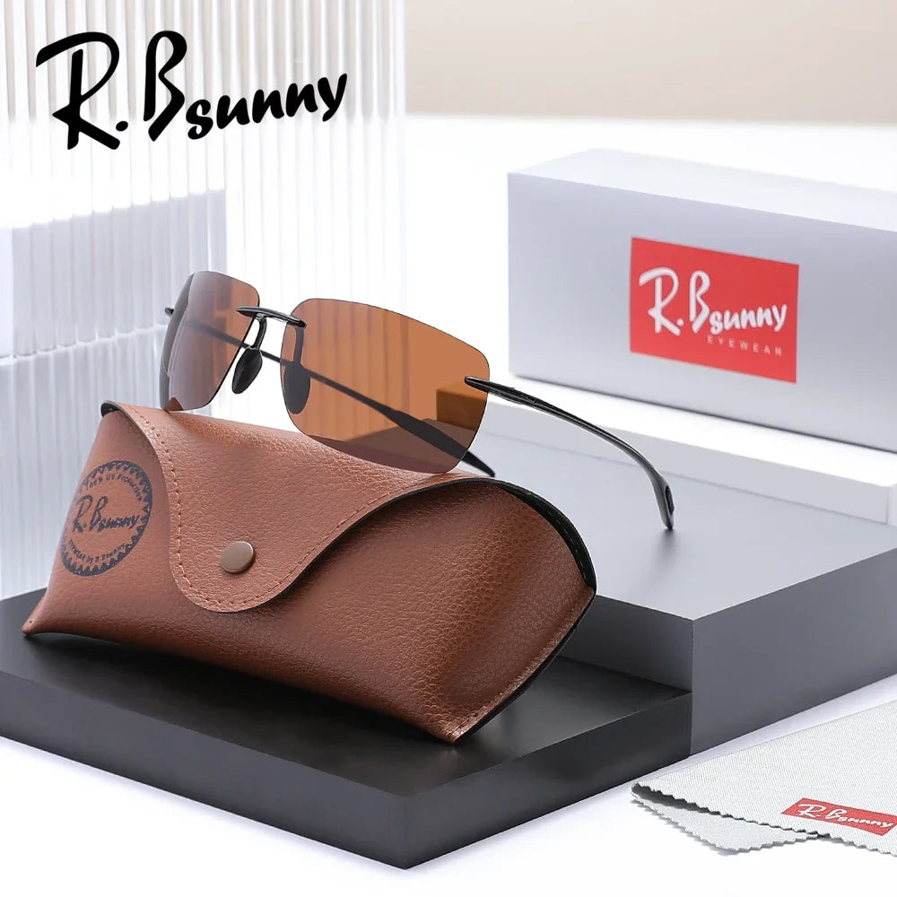 Rimless Sunglasses for Men Women Fashion