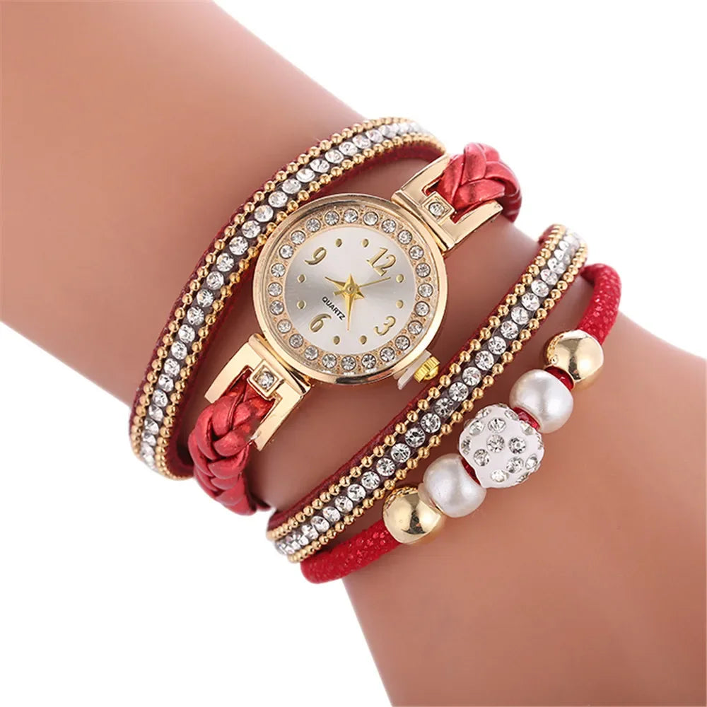 Bracelet Watches for Women Wrap Around Fashion Bracelet
