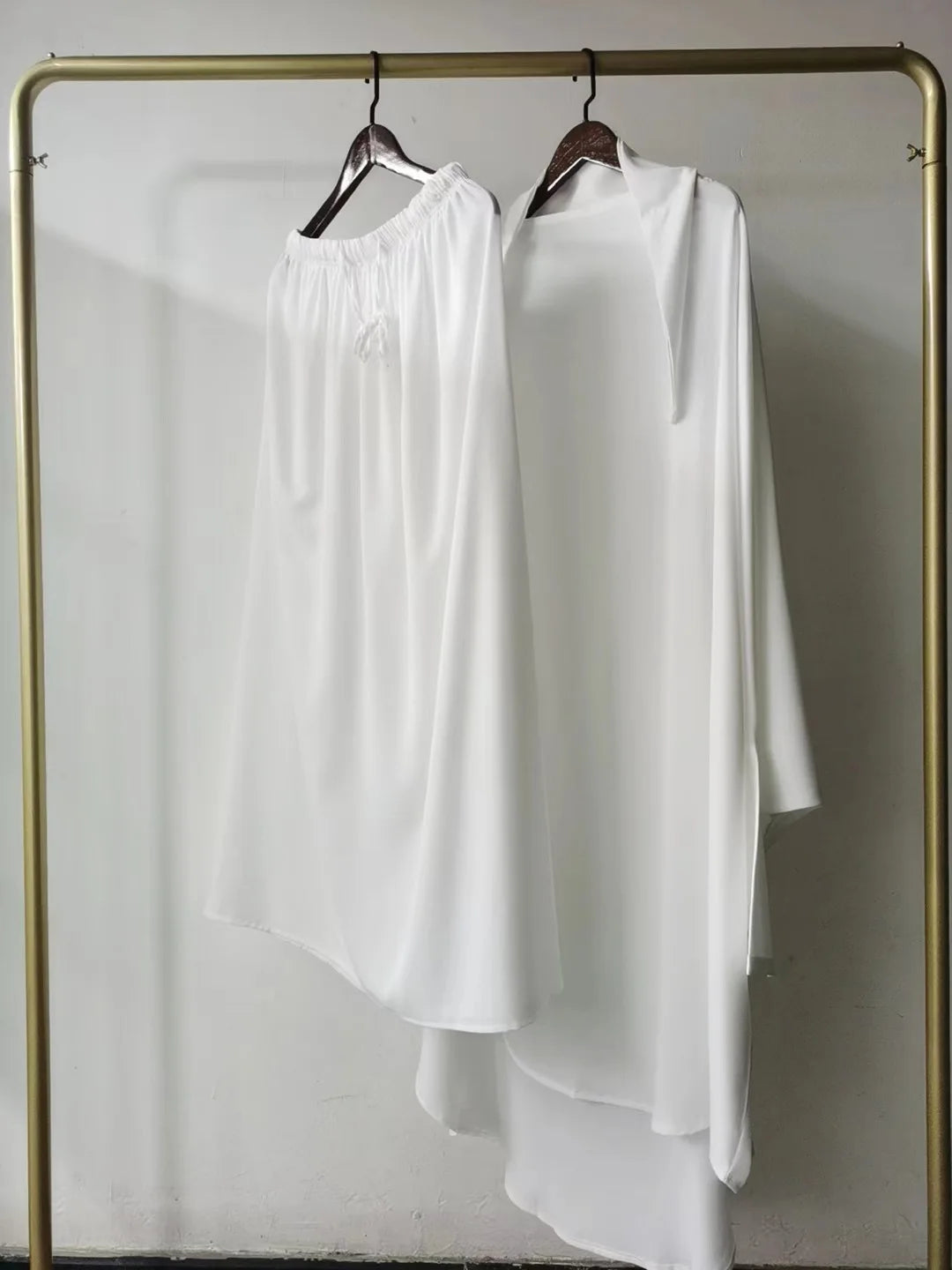 Ramadan Abayas Sets  2 Piece Set Women Hijab Dress Prayer Garment