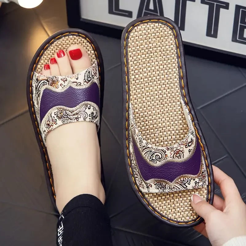 Slides Shoes For Women Flat Pink Sandals