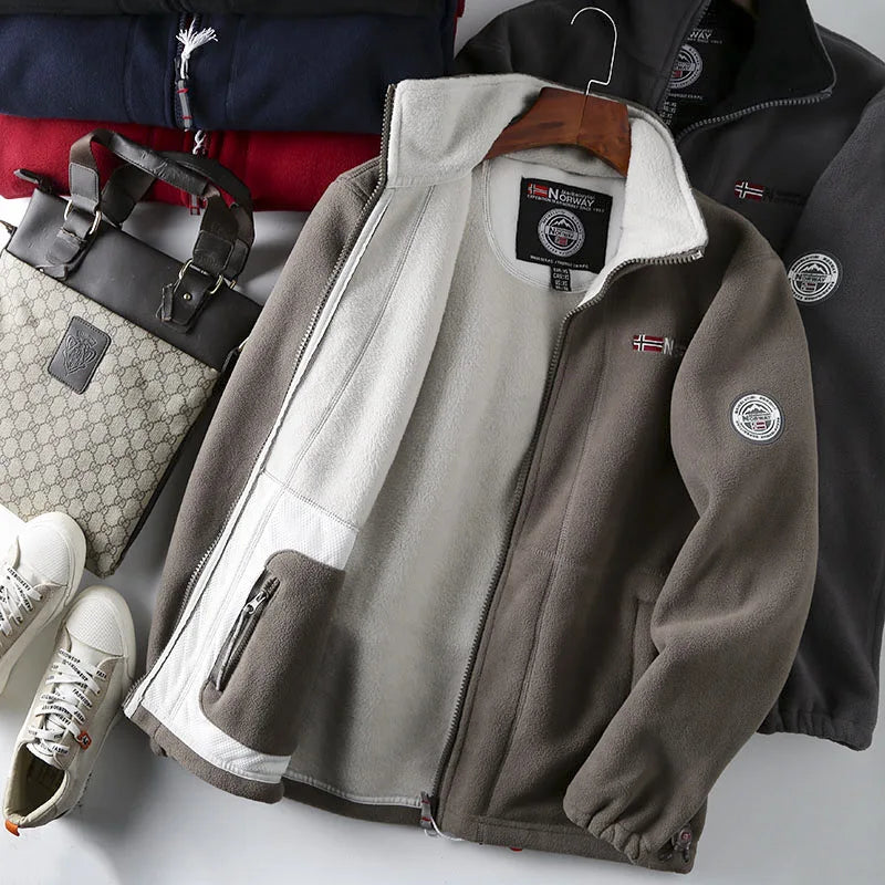 Men's Casual Jacket, Thickened Wool Jacket