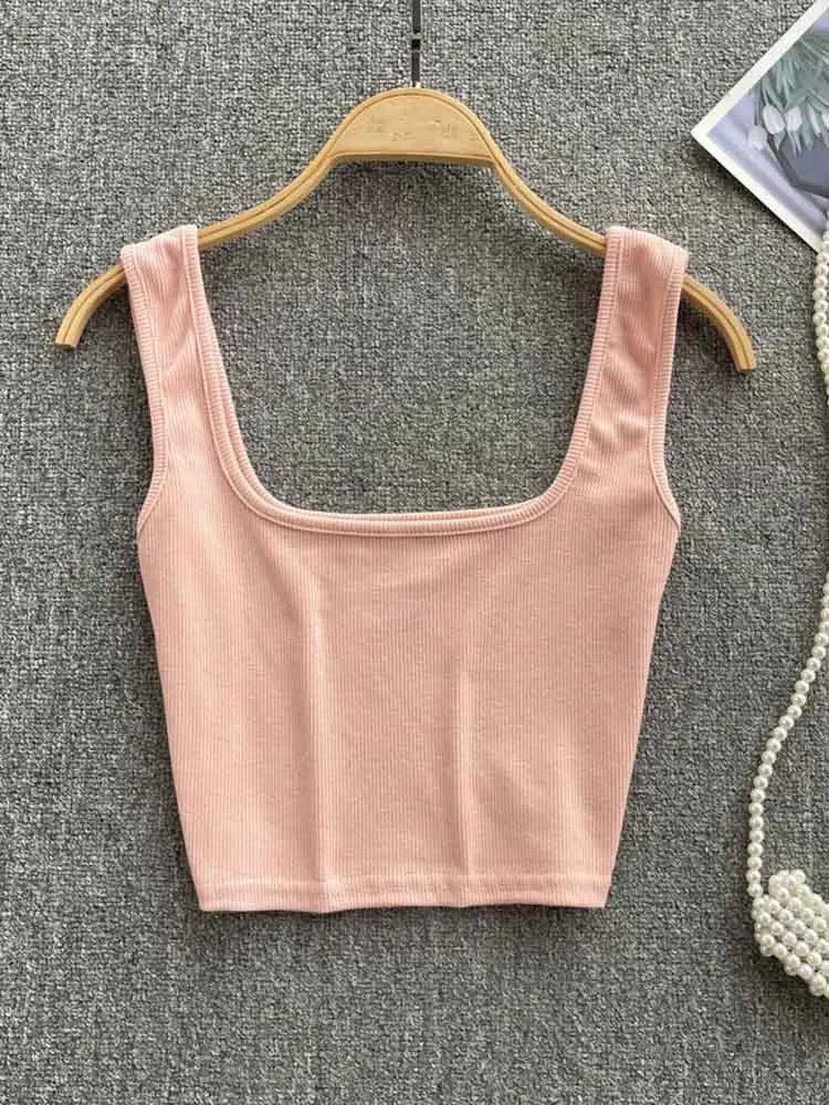 Tank Top Women Sexy Backless Slim Fit Bottoming Blouse