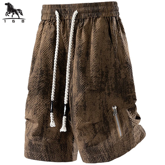 Men's shorts sport solid color casual pants