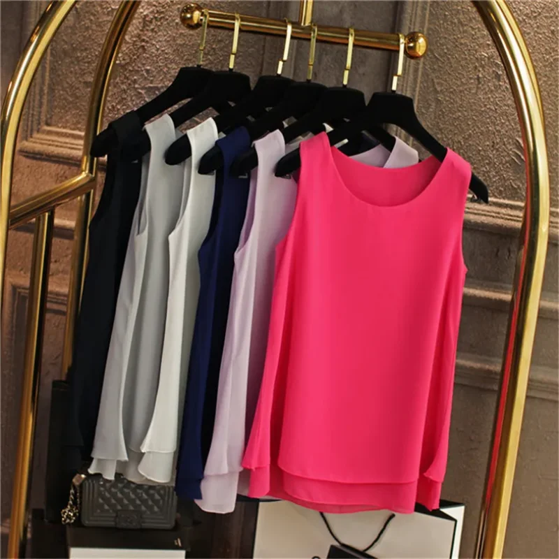Women Tank Top  SO Neck Sleeveless Tops