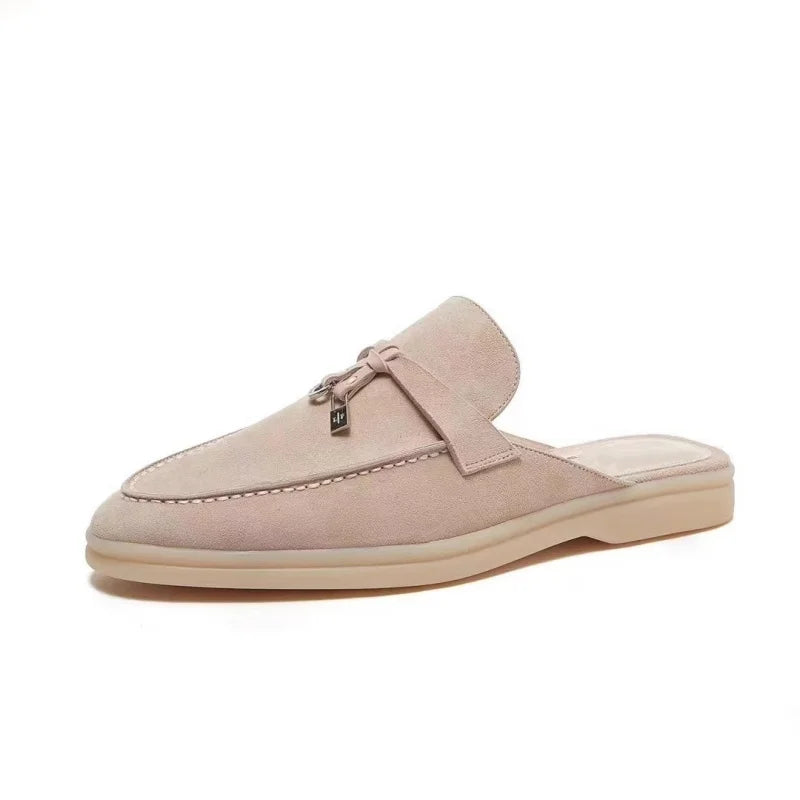 Women's loafers, backless slippers, spring moccasins