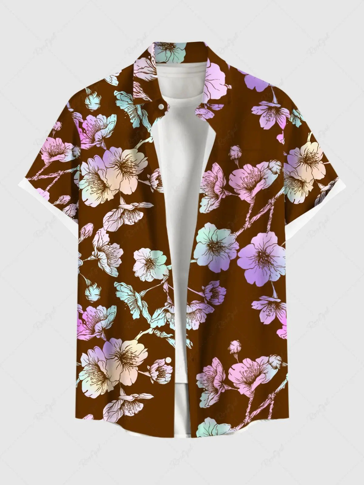 Summer Plus Size Men's Shirt 3D Prints