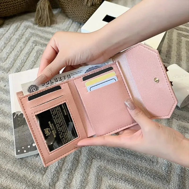 Women's Foldable PU Leather Wallet