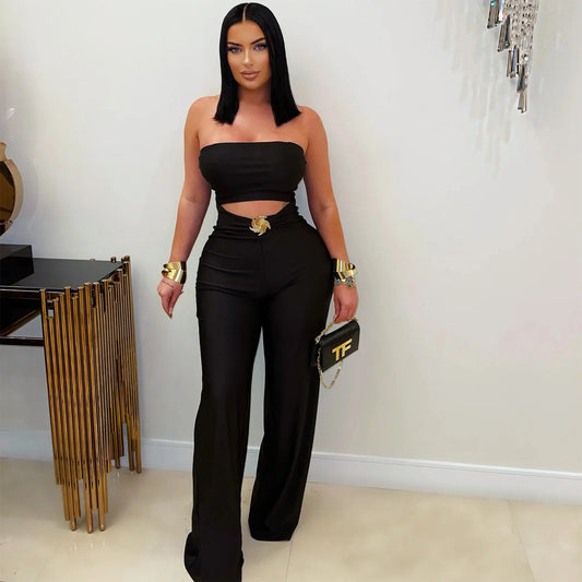 Women Daily Wear Outfit  Casual Jumpsuit Breathable Streetwear