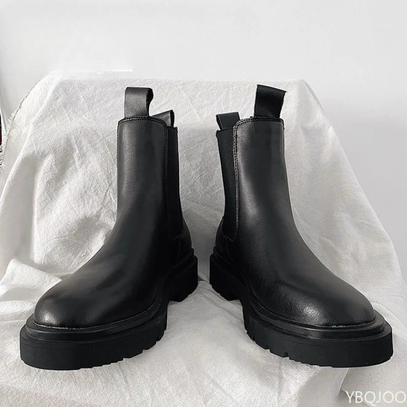 boots for men comfortable versatile thick sole