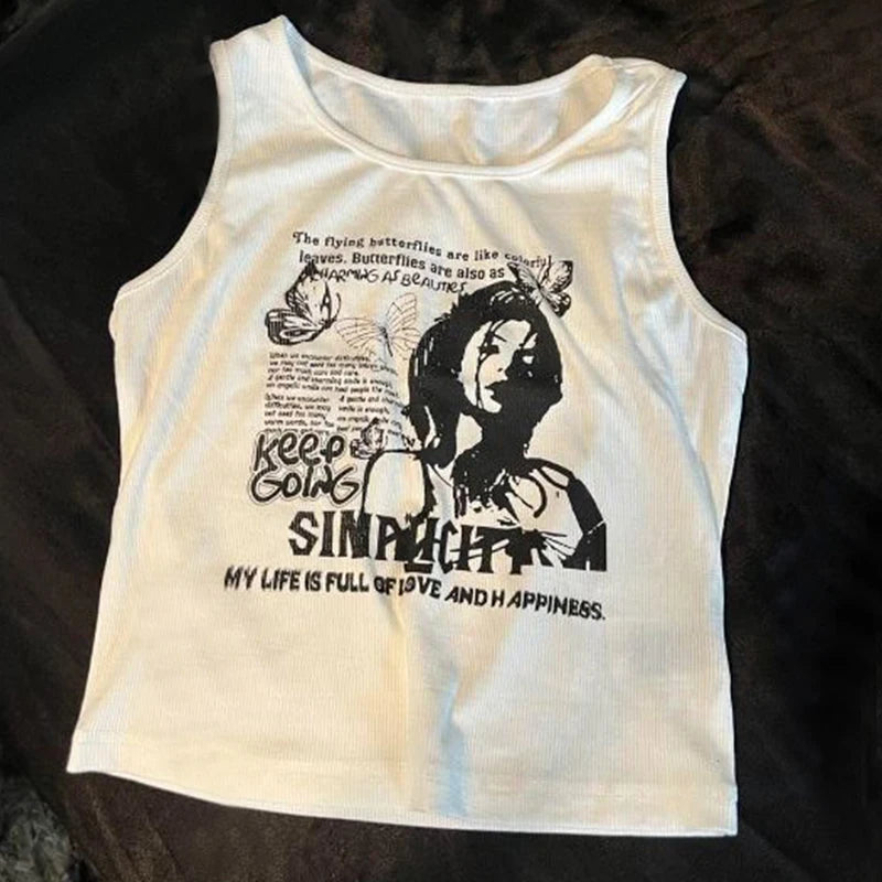 Women Ribbed Tank Top Camisole