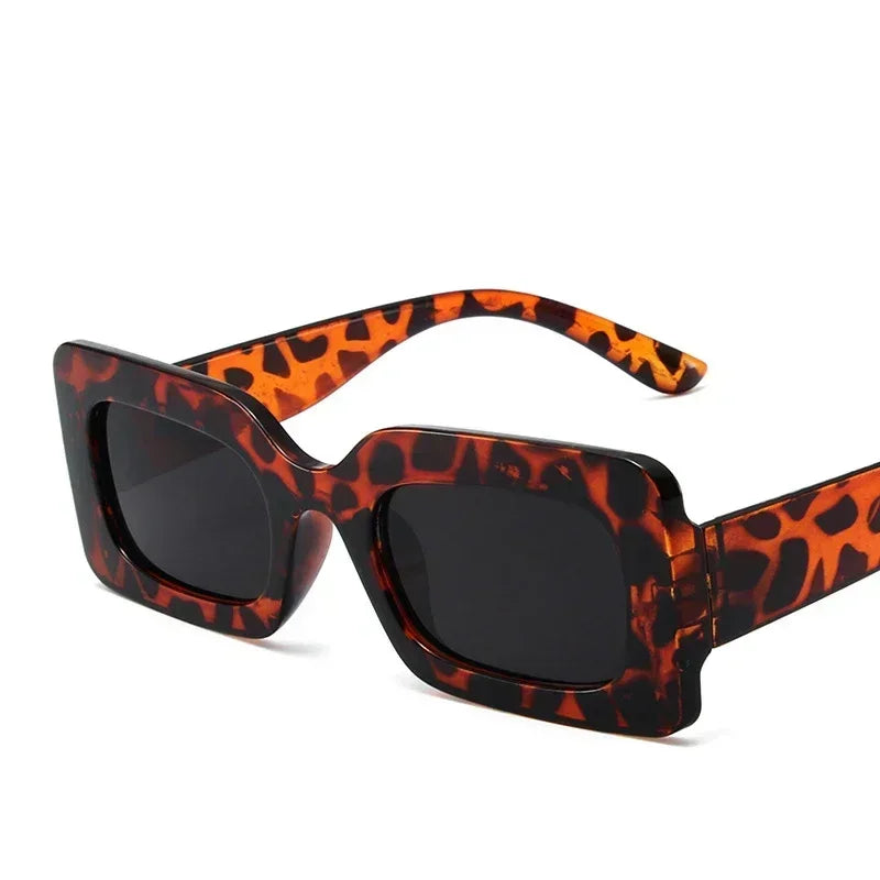 Women's Sunglasses Vintage Rectangle Frame  Glasses