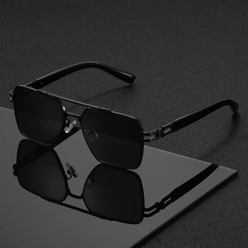 1PC, double beam glasses, fashionable cut-out temples, oversized ultra-light frames