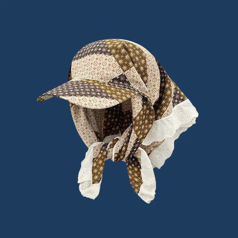 Korean Style Headscarf Hat for Women /Men Triangular Scarf