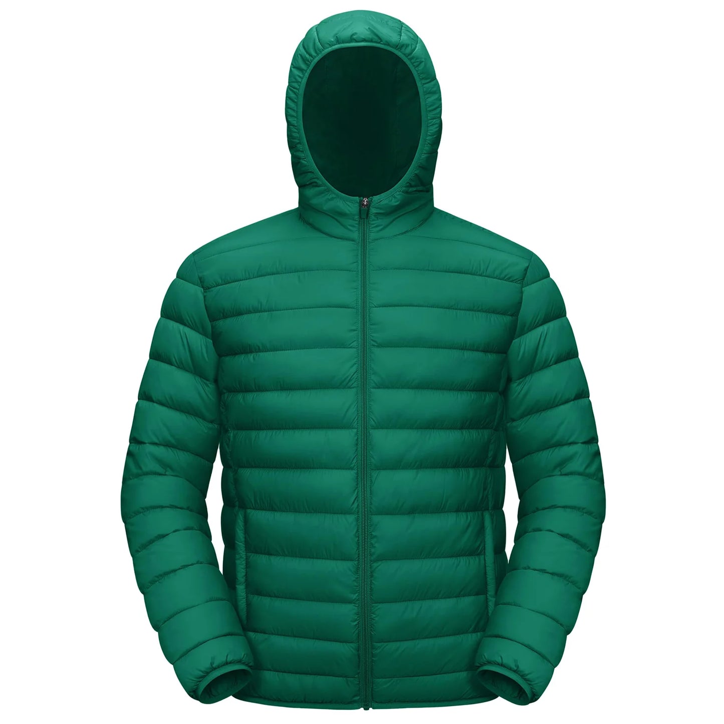 TACVASEN Lightweight Puffer Jackets Mens Water-Repellent Hooded Quilted Jacket