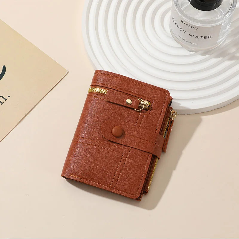 New Wallet Women's Short Small 2 Fold Multi-card Women's Wallet