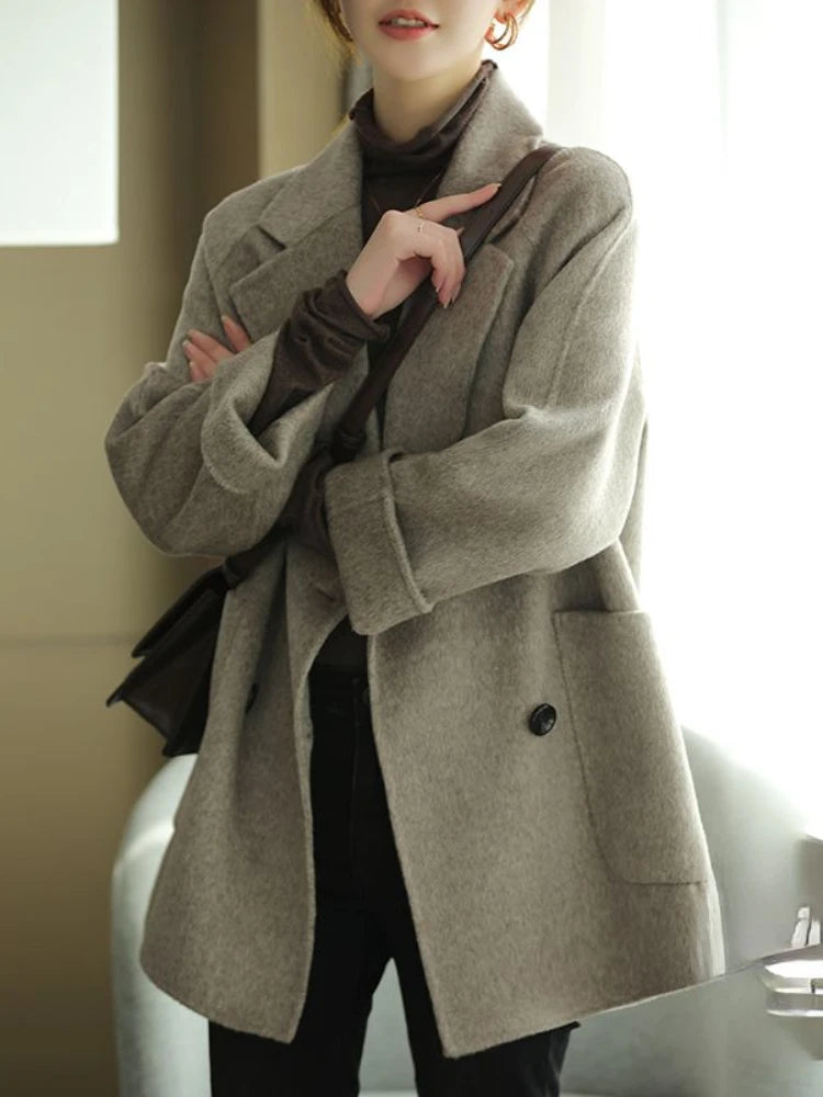 Long Sleeve Office Lady Trench Coat