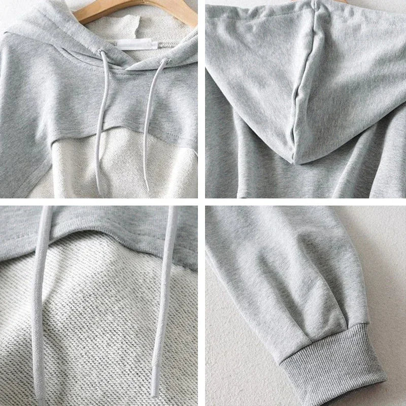 With Hat Women Hoodies